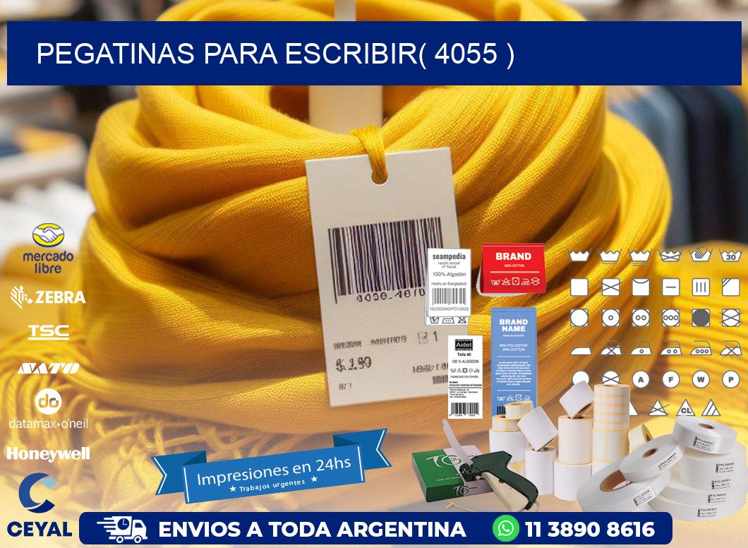 PEGATINAS PARA ESCRIBIR( 4055 )