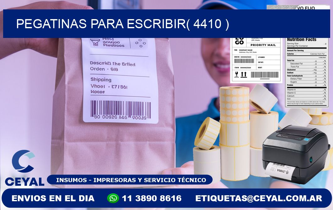 PEGATINAS PARA ESCRIBIR( 4410 )