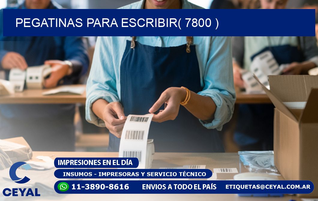 PEGATINAS PARA ESCRIBIR( 7800 )