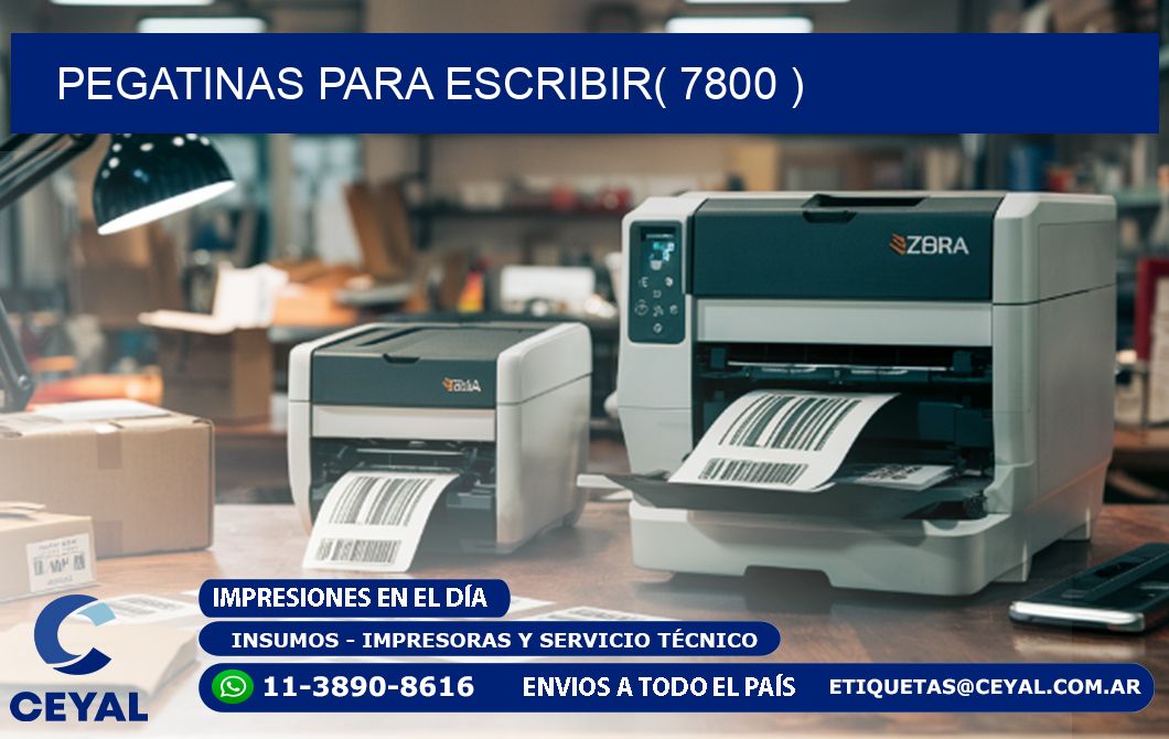 PEGATINAS PARA ESCRIBIR( 7800 )