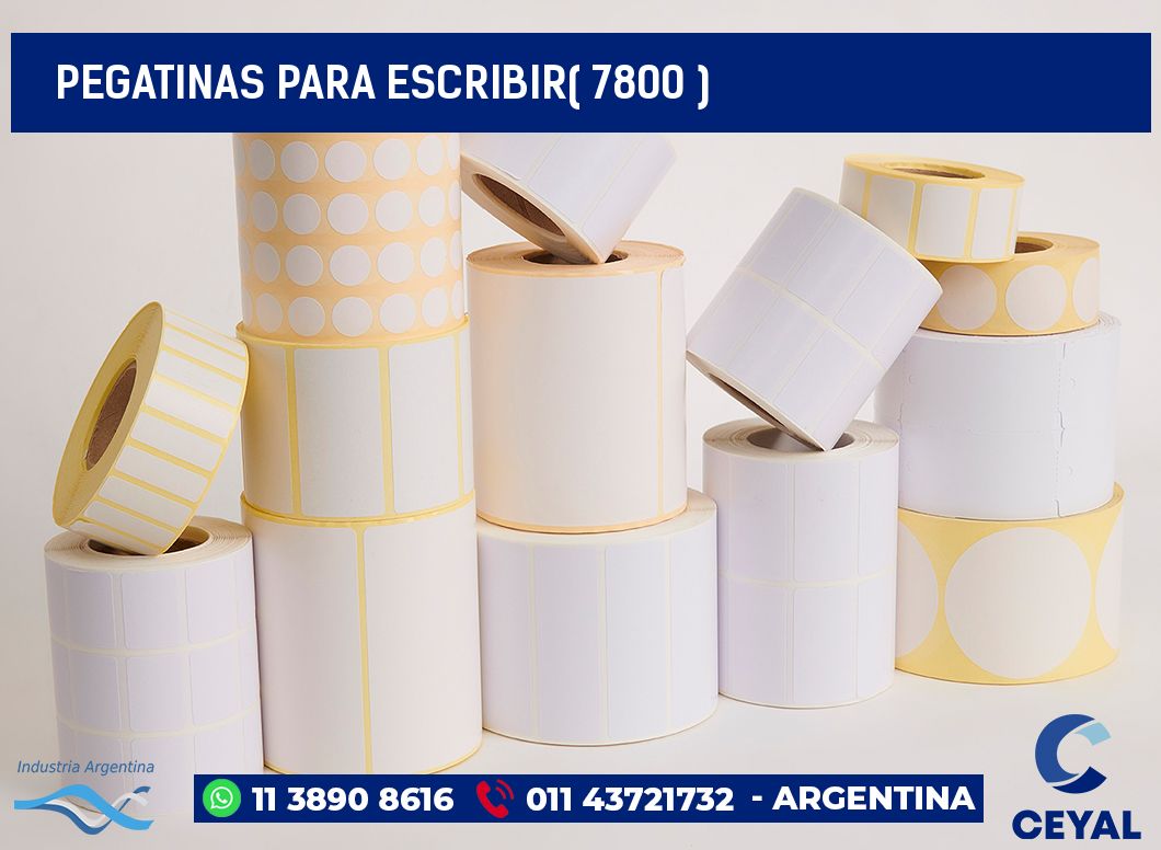 PEGATINAS PARA ESCRIBIR( 7800 )