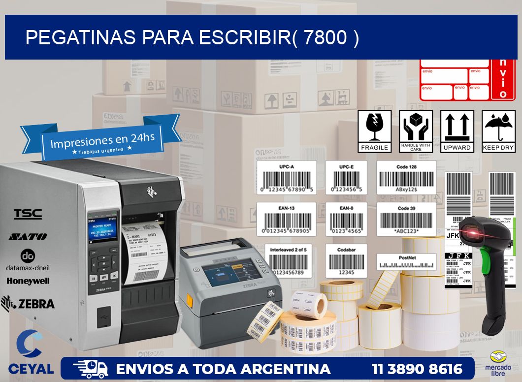 PEGATINAS PARA ESCRIBIR( 7800 )