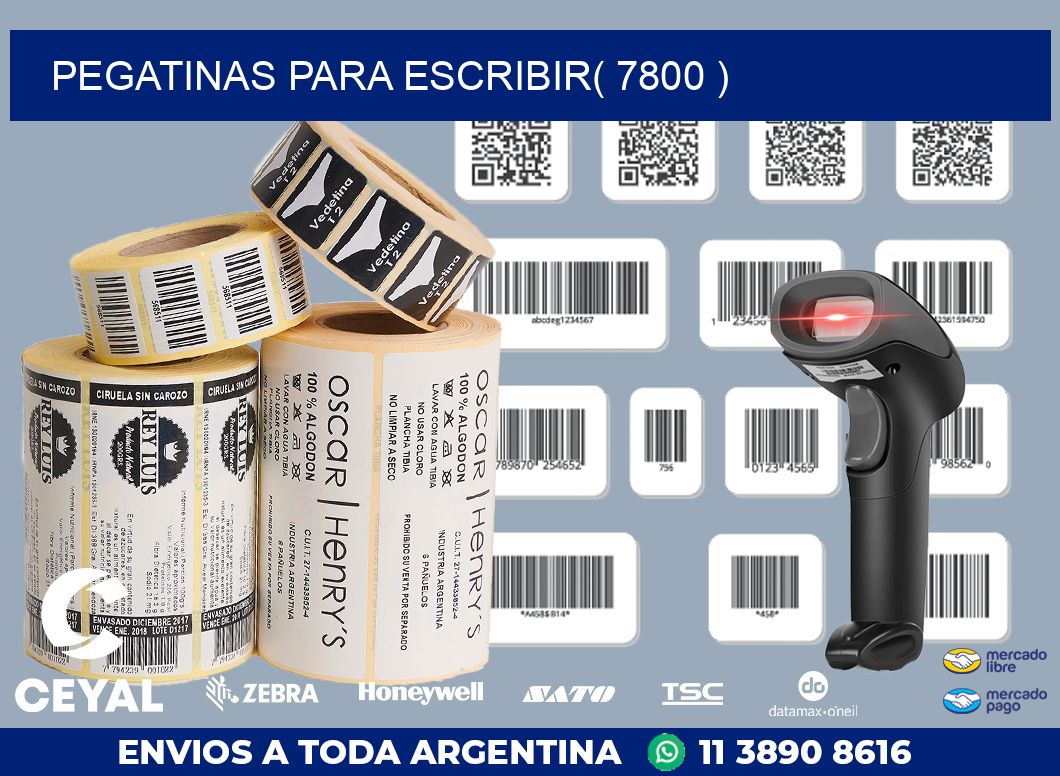 PEGATINAS PARA ESCRIBIR( 7800 )