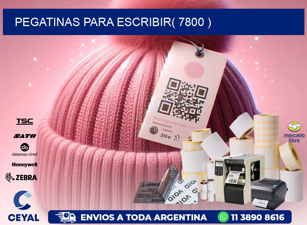 PEGATINAS PARA ESCRIBIR( 7800 )