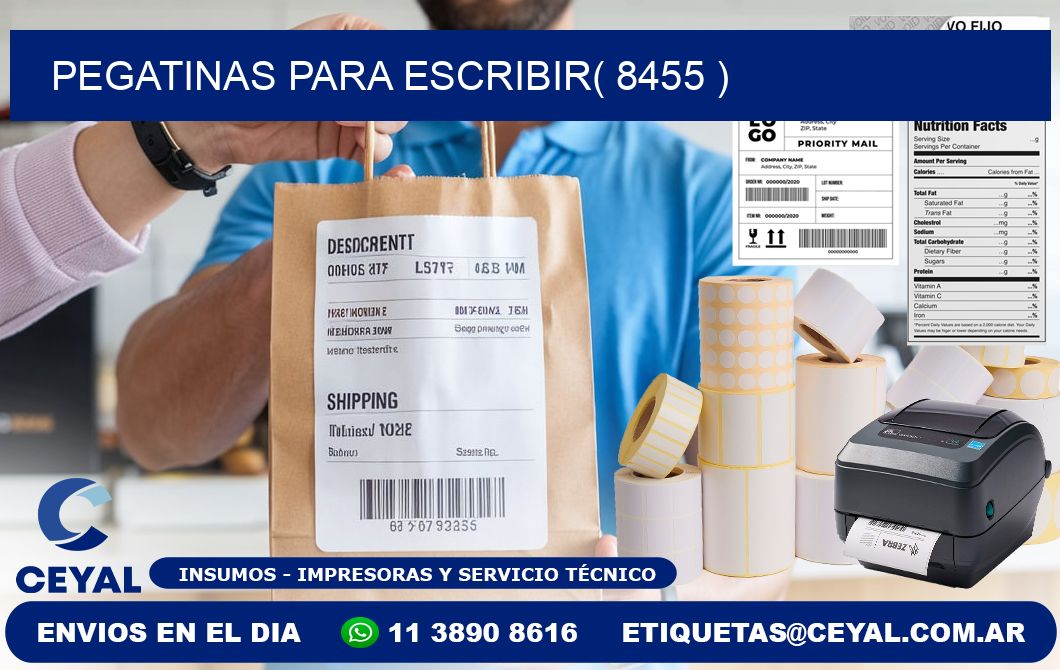 PEGATINAS PARA ESCRIBIR( 8455 )