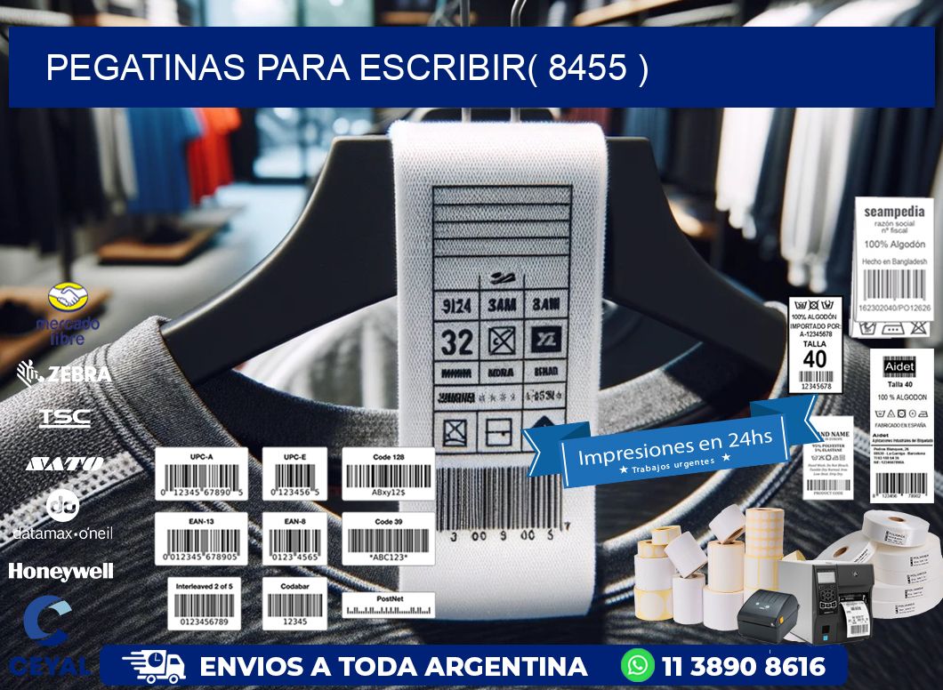 PEGATINAS PARA ESCRIBIR( 8455 )