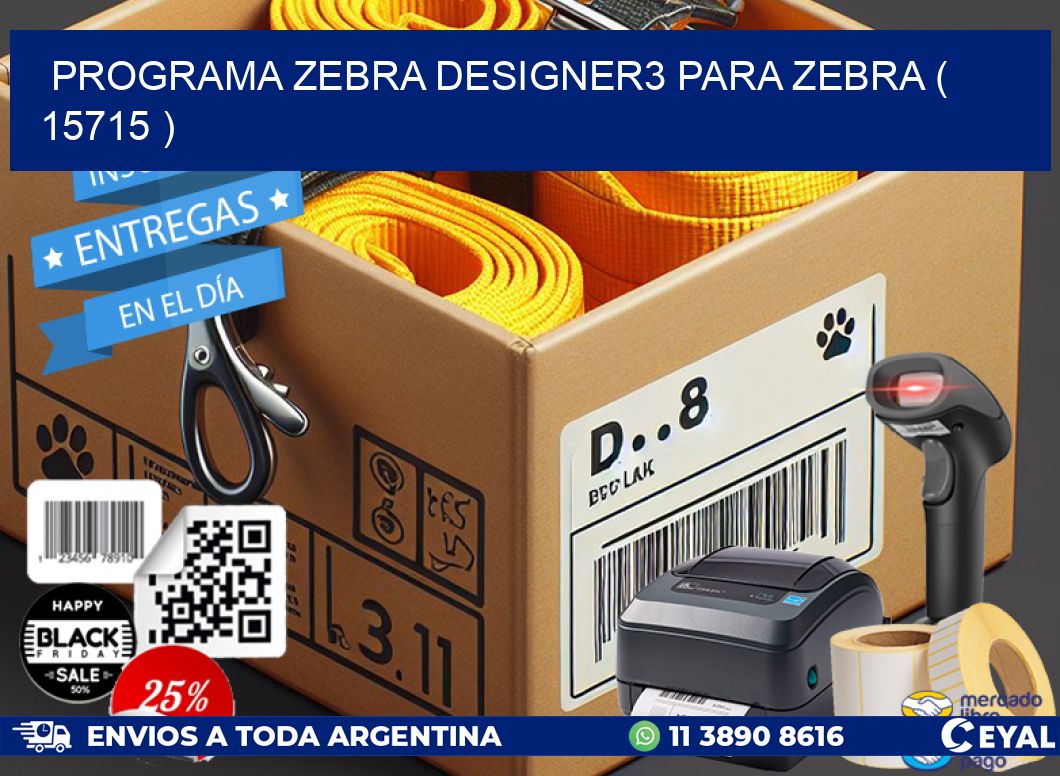 PROGRAMA ZEBRA DESIGNER3 PARA ZEBRA ( 15715 )