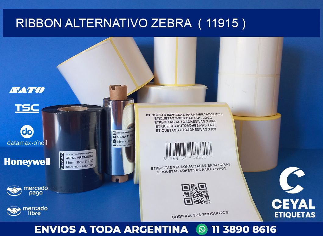 RIBBON ALTERNATIVO ZEBRA  ( 11915 )