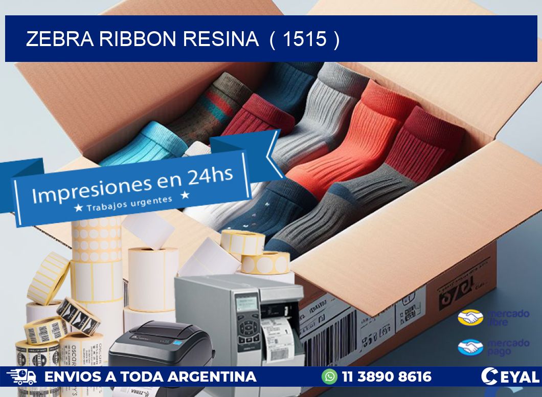 ZEBRA RIBBON RESINA  ( 1515 )