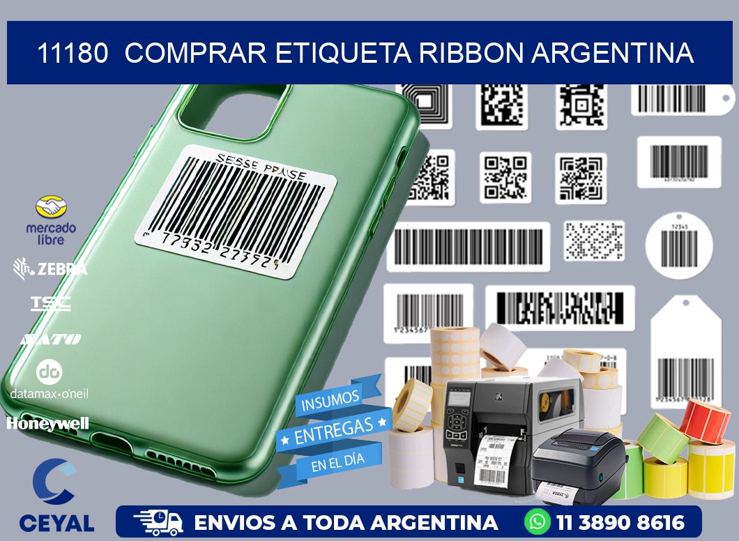 11180  COMPRAR ETIQUETA RIBBON ARGENTINA