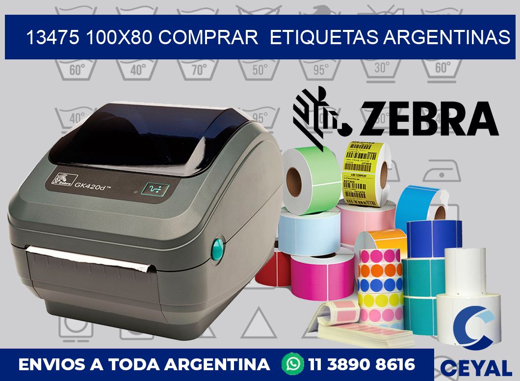 13475 100X80 COMPRAR  ETIQUETAS ARGENTINAS