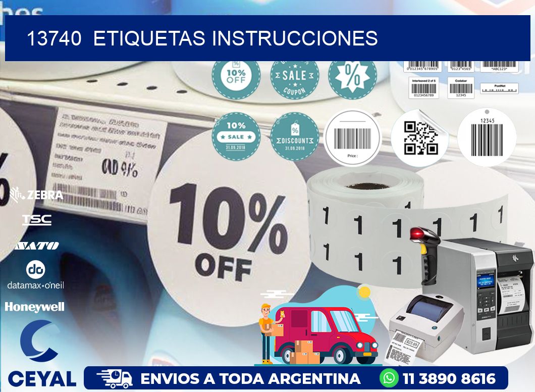 13740  ETIQUETAS INSTRUCCIONES