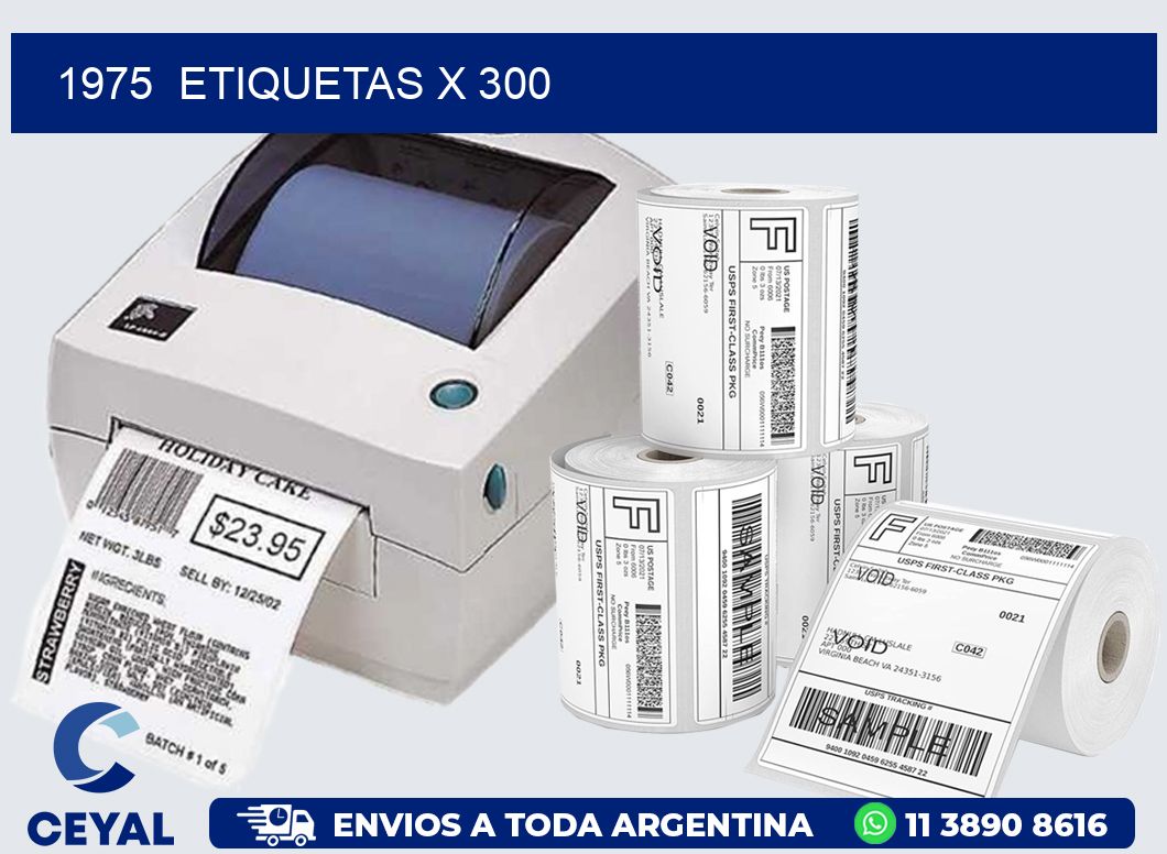 1975  ETIQUETAS X 300