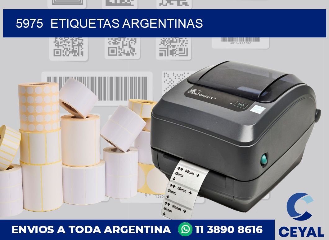 5975  ETIQUETAS ARGENTINAS