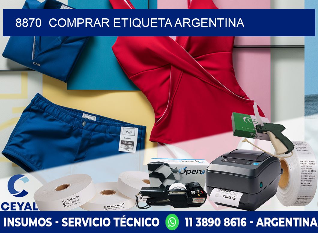 8870  COMPRAR ETIQUETA ARGENTINA