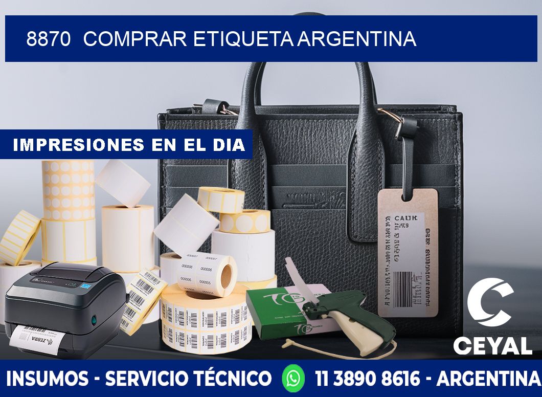 8870  COMPRAR ETIQUETA ARGENTINA