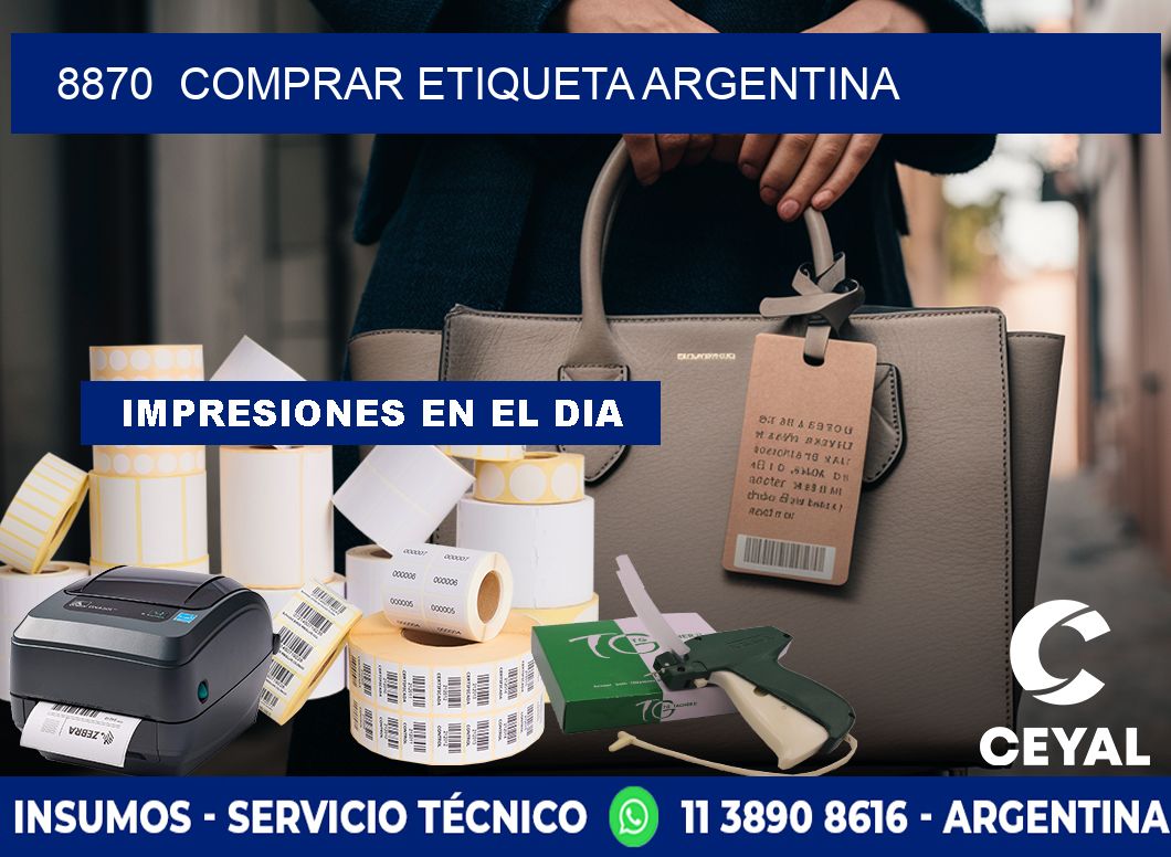 8870  COMPRAR ETIQUETA ARGENTINA