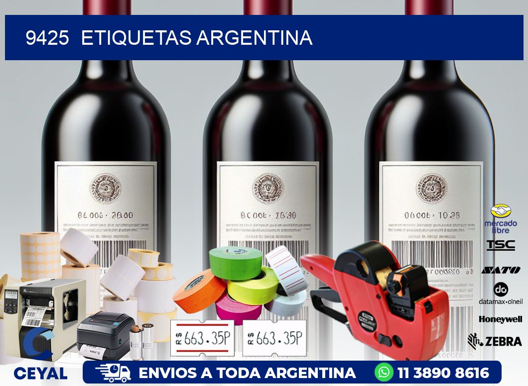 9425  ETIQUETAS ARGENTINA