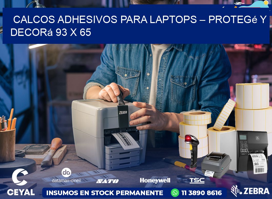 Calcos Adhesivos para Laptops – Protegé y Decorá 93 x 65