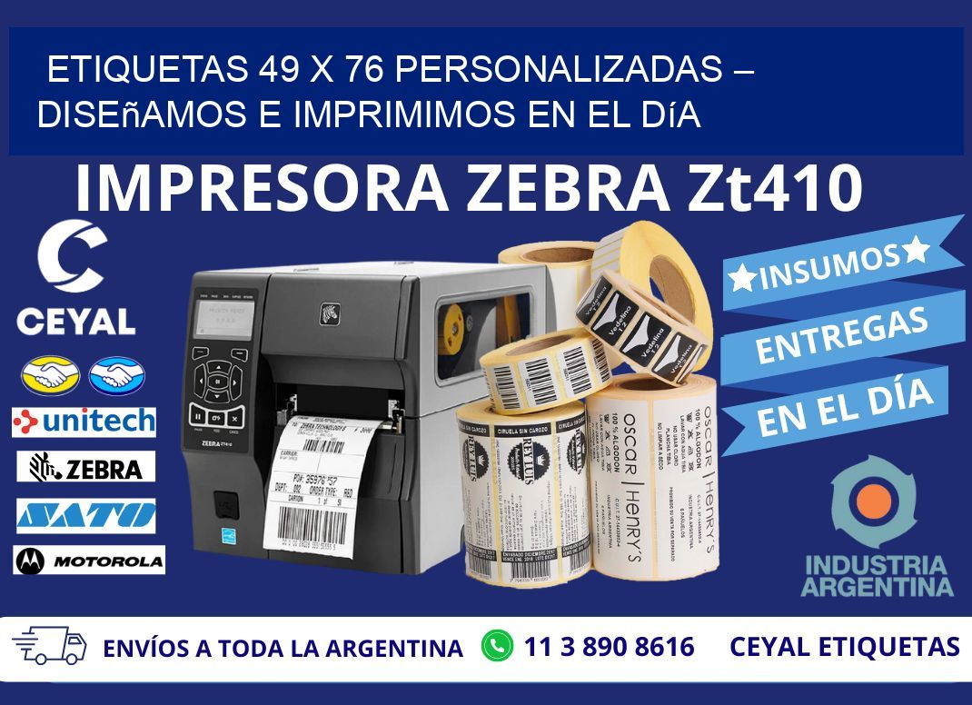 Etiquetas 49 x 76 Personalizadas – Diseñamos e Imprimimos en el Día