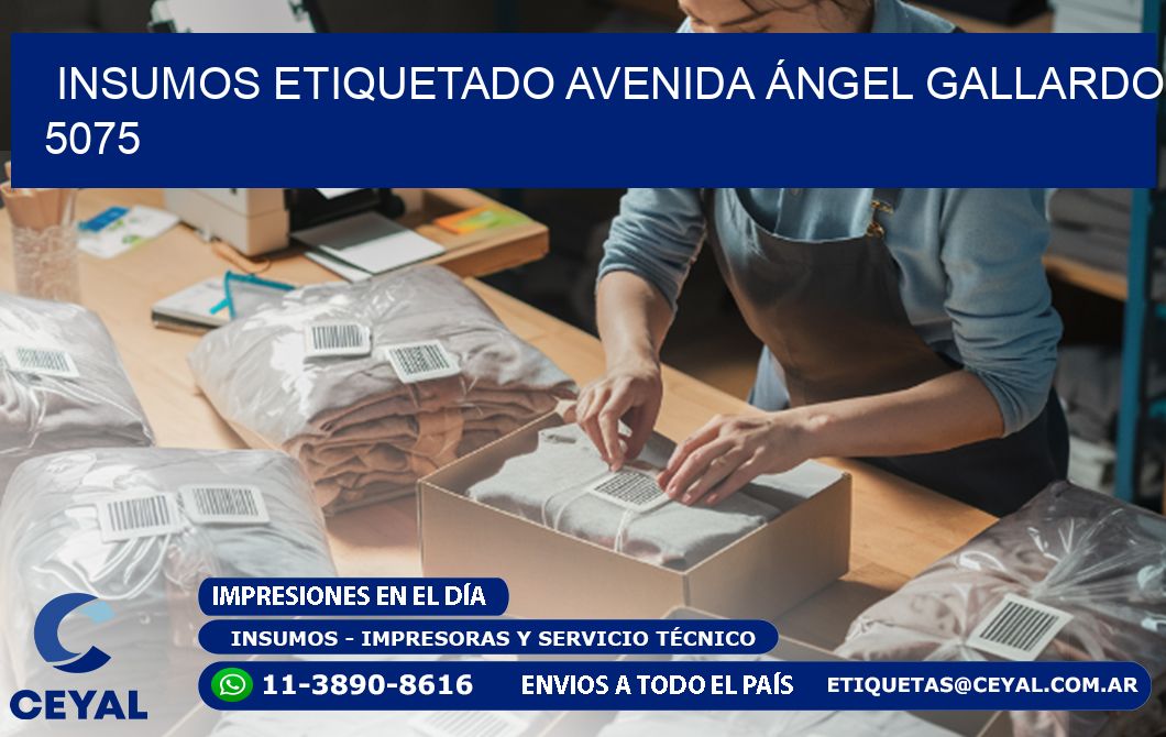 INSUMOS ETIQUETADO Avenida Ángel Gallardo 5075