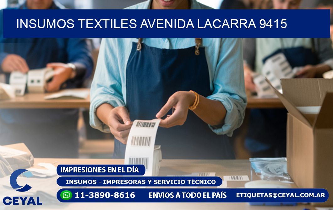 INSUMOS TEXTILES AVENIDA LACARRA 9415