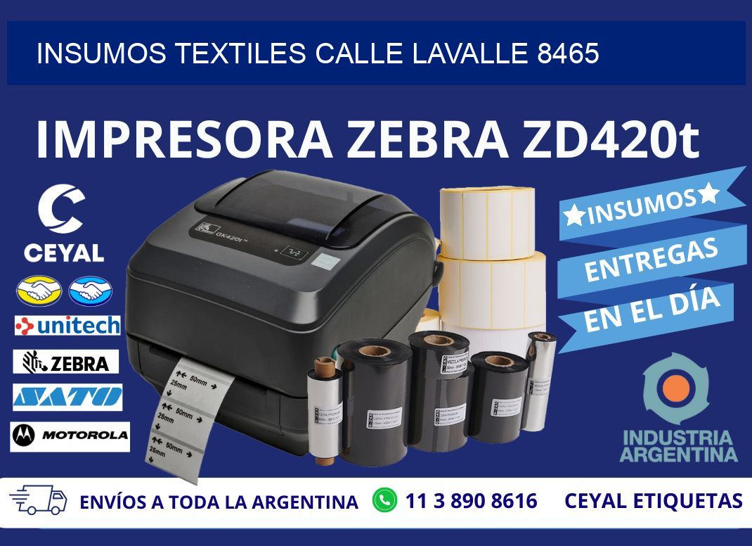 INSUMOS TEXTILES CALLE LAVALLE 8465