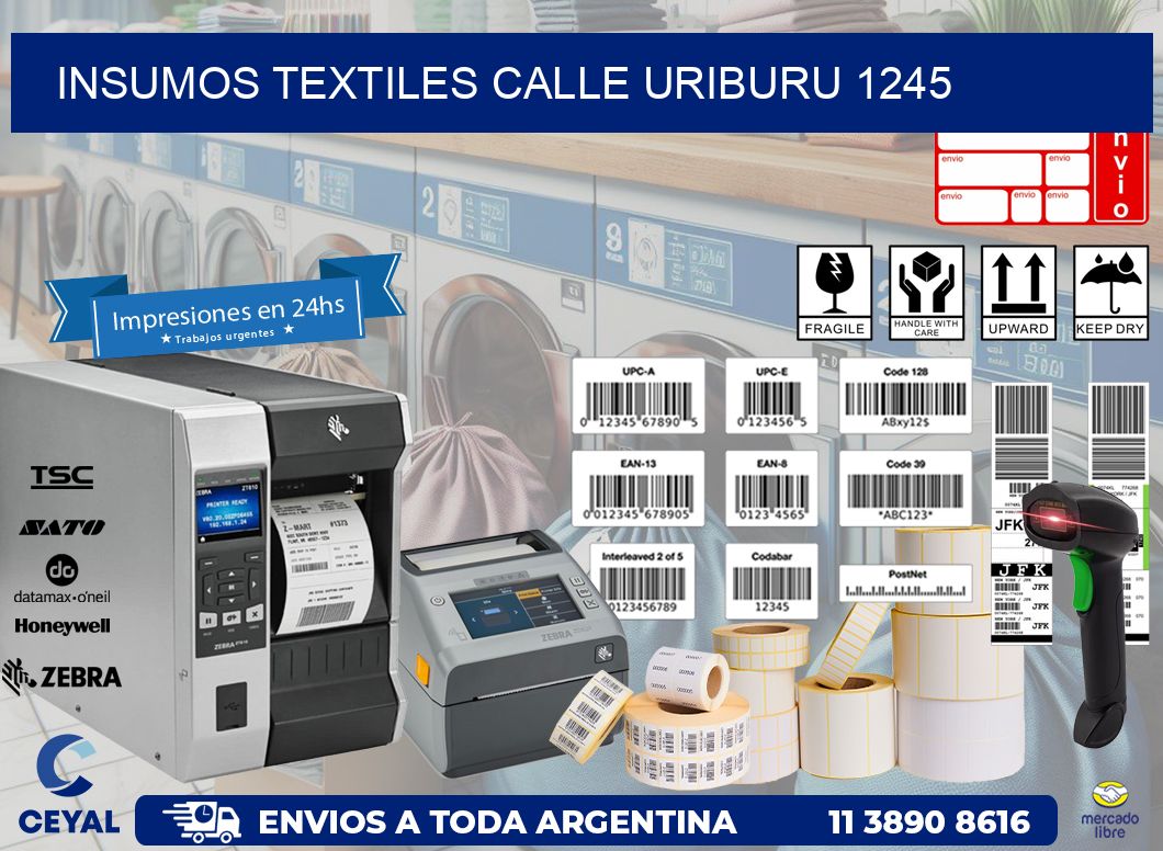 INSUMOS TEXTILES CALLE URIBURU 1245