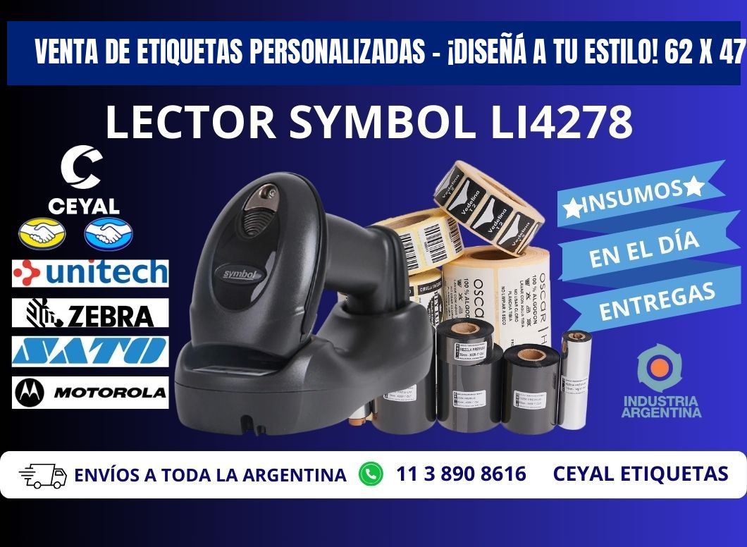 VENTA DE ETIQUETAS PERSONALIZADAS – ¡DISEÑÁ A TU ESTILO! 62 x 47