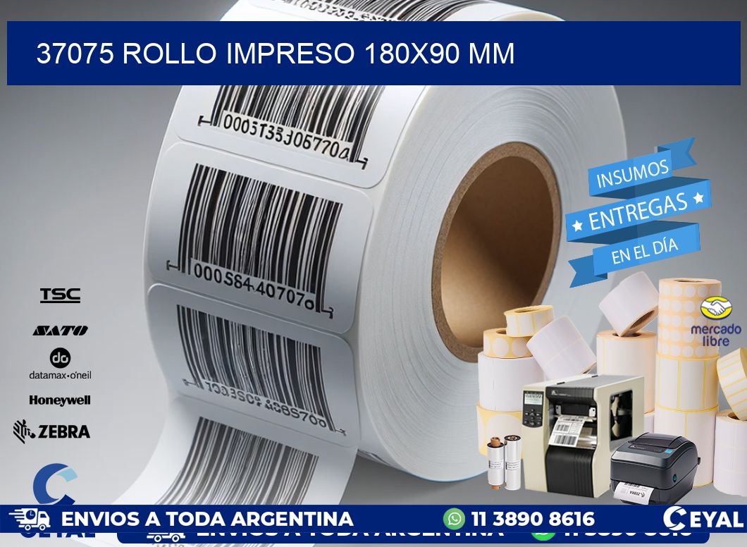 37075 ROLLO IMPRESO 180x90 mm