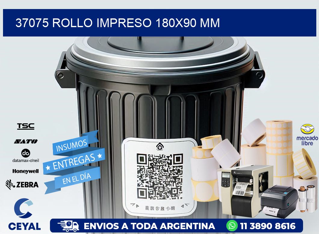 37075 ROLLO IMPRESO 180x90 mm