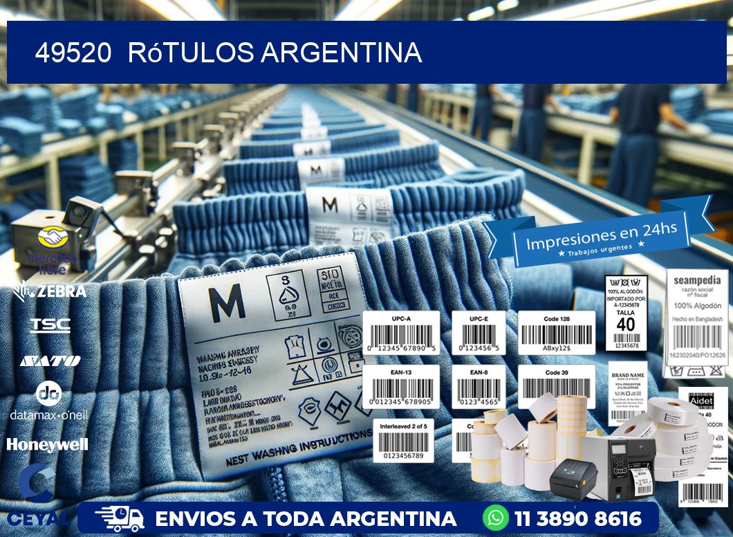 49520  Rótulos Argentina