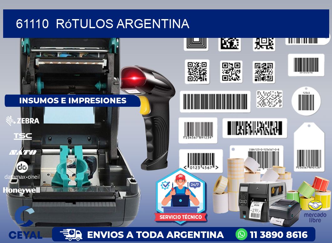 61110  Rótulos Argentina