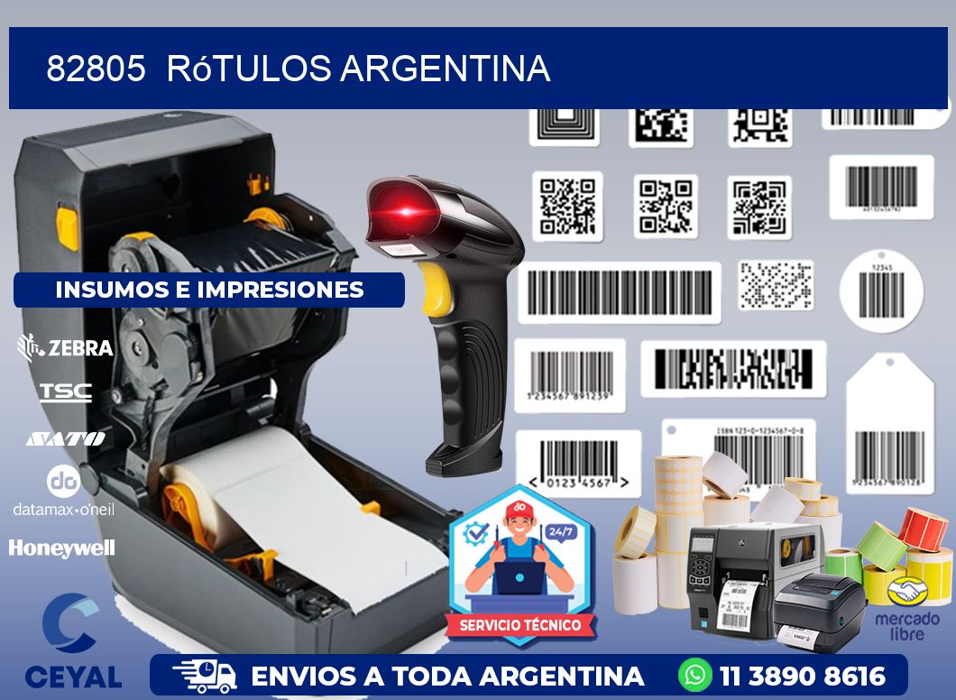 82805  Rótulos Argentina