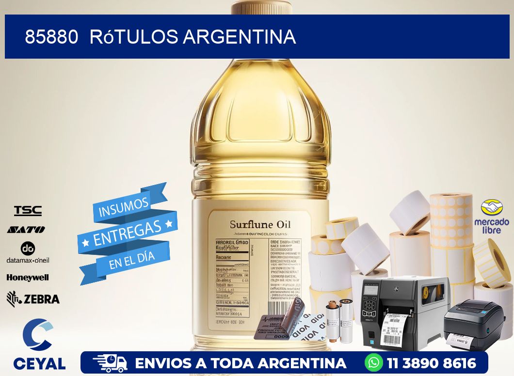 85880  Rótulos Argentina