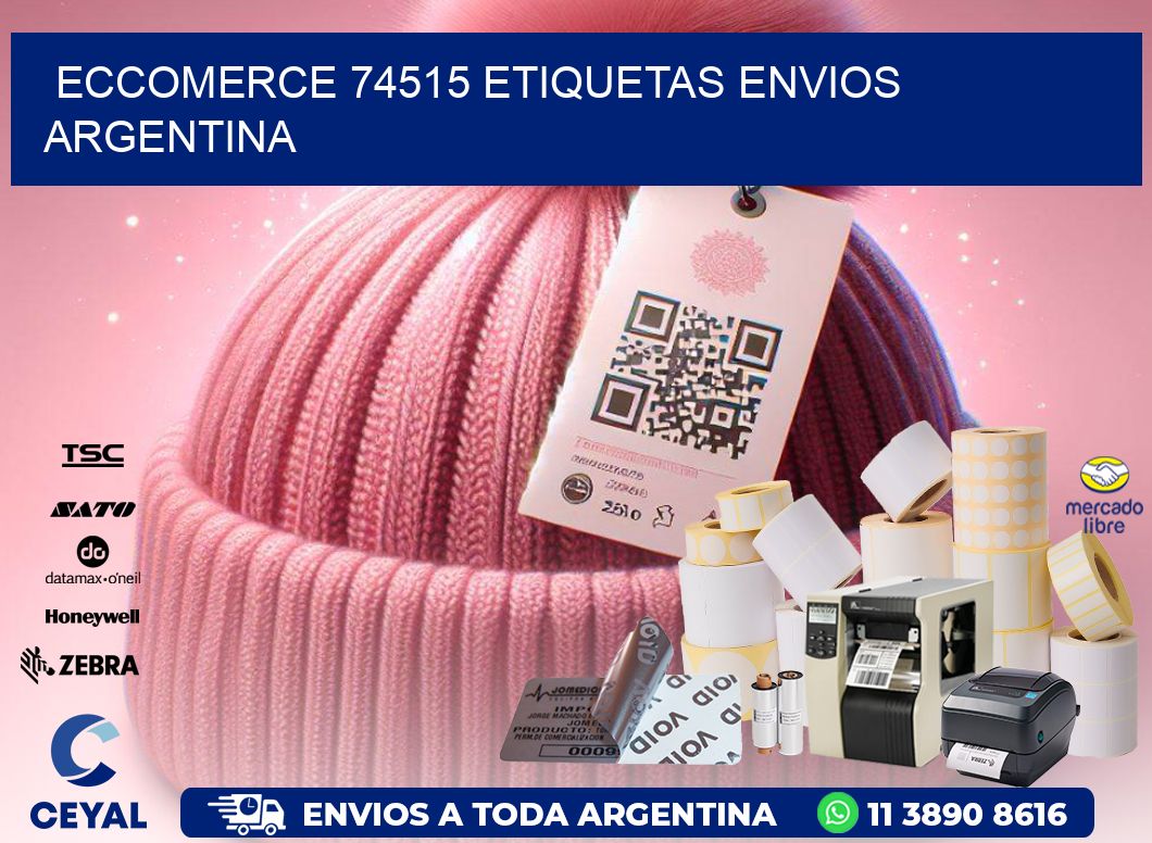 ECCOMERCE 74515 ETIQUETAS ENVIOS ARGENTINA