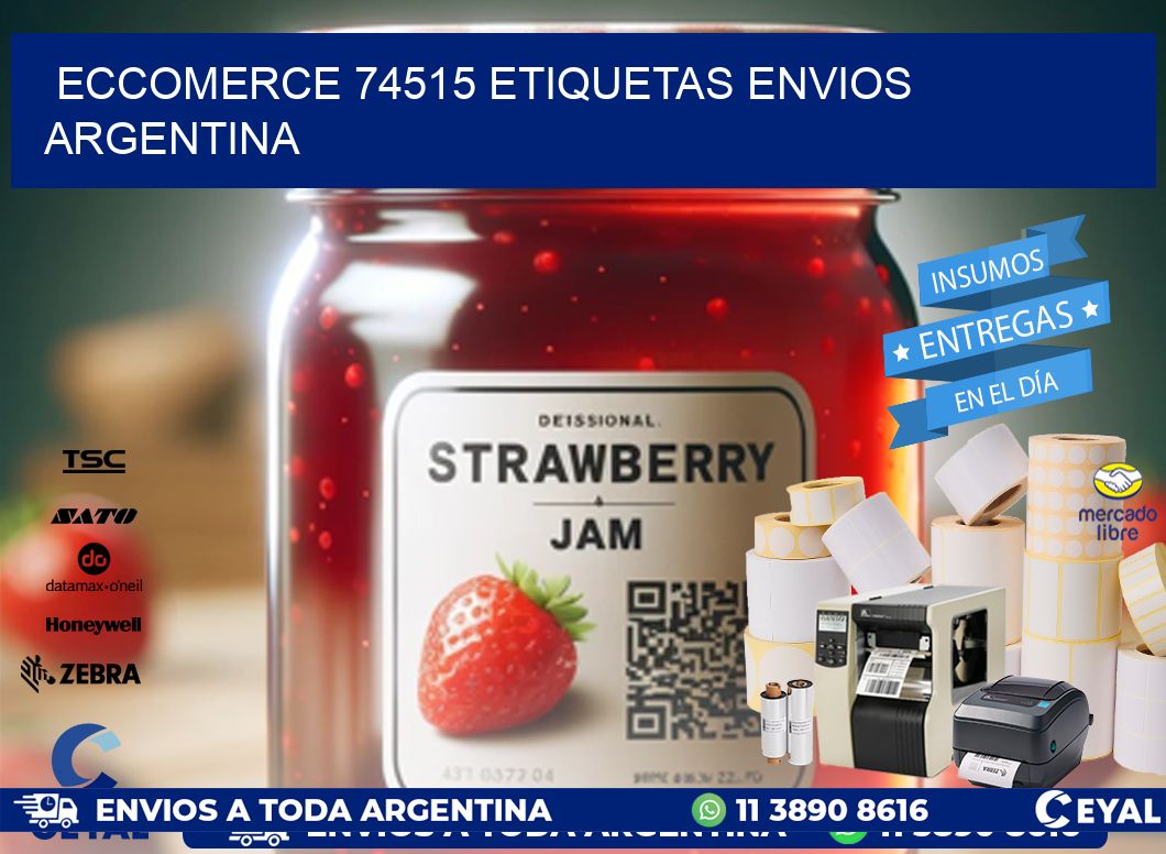 ECCOMERCE 74515 ETIQUETAS ENVIOS ARGENTINA