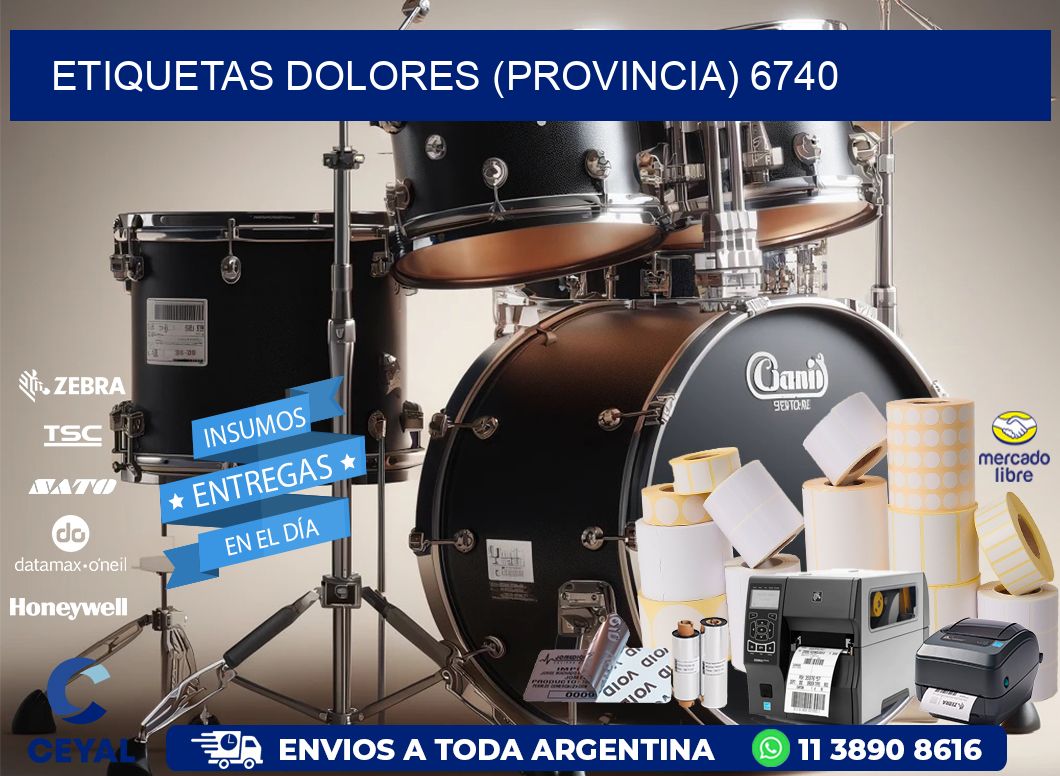 ETIQUETAS DOLORES (PROVINCIA) 6740