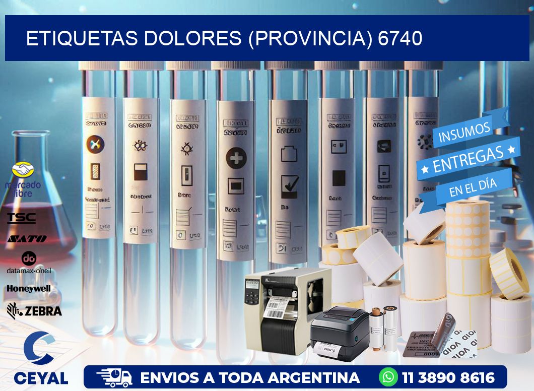 ETIQUETAS DOLORES (PROVINCIA) 6740