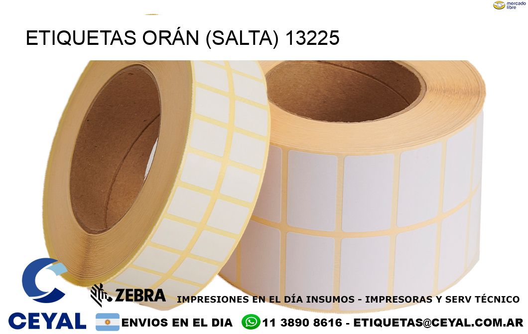 ETIQUETAS ORÁN (SALTA) 13225