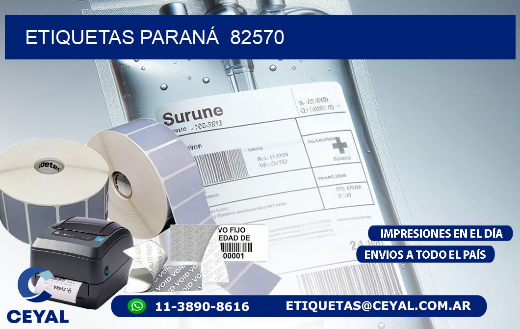 ETIQUETAS PARANÁ  82570