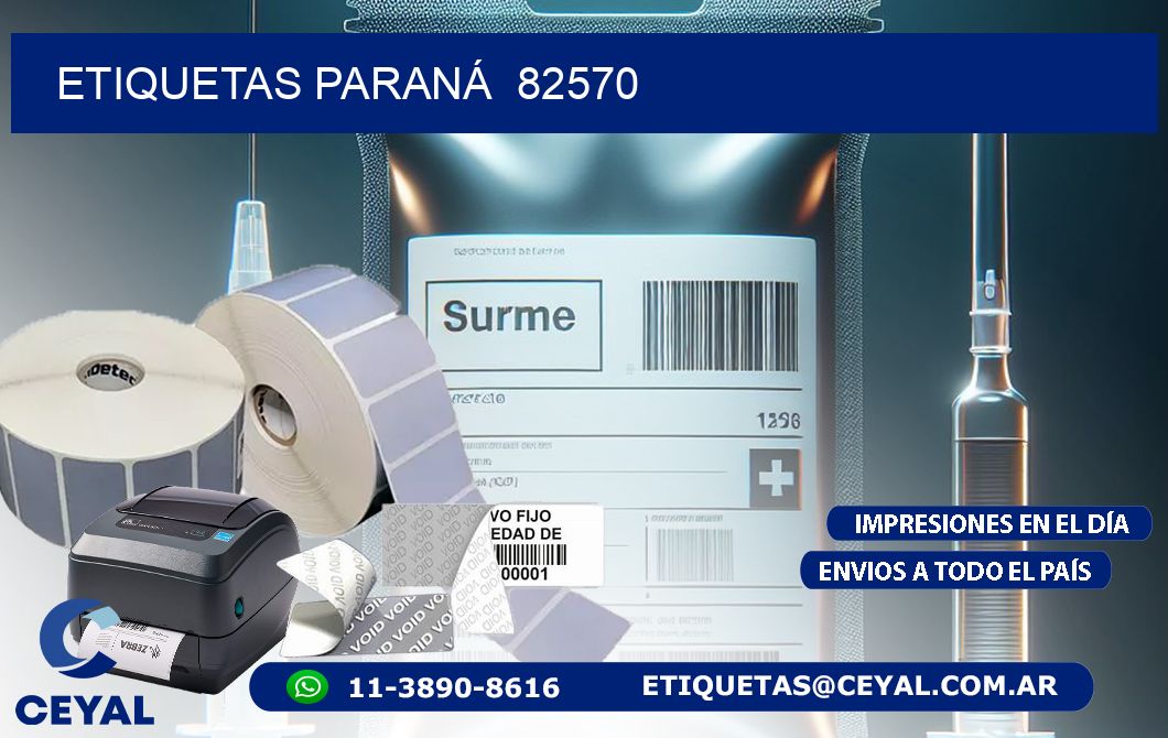 ETIQUETAS PARANÁ  82570