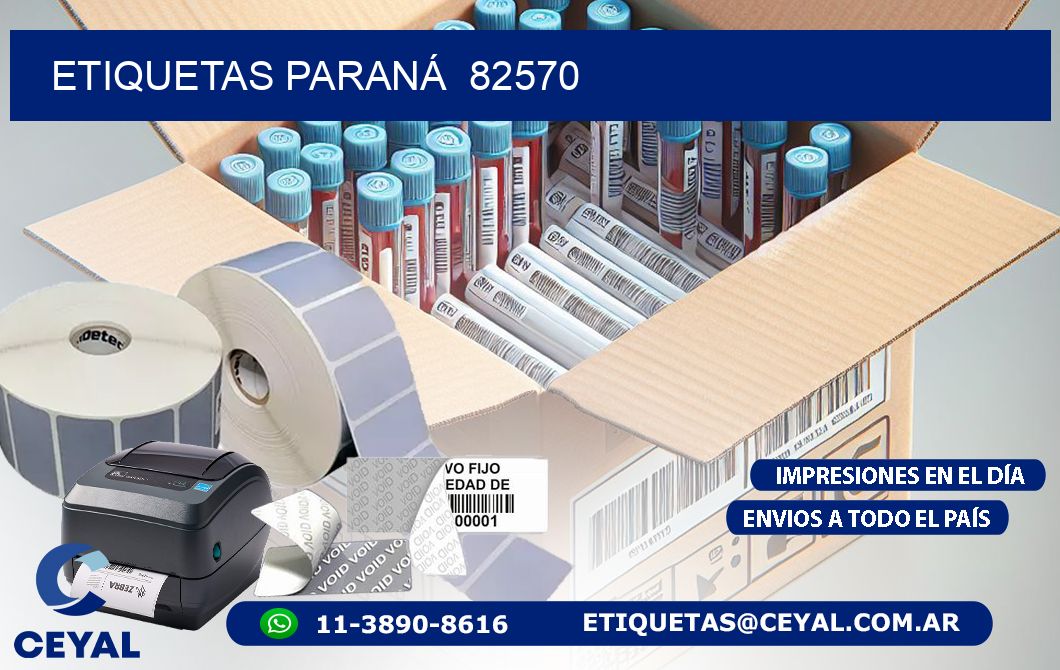 ETIQUETAS PARANÁ  82570