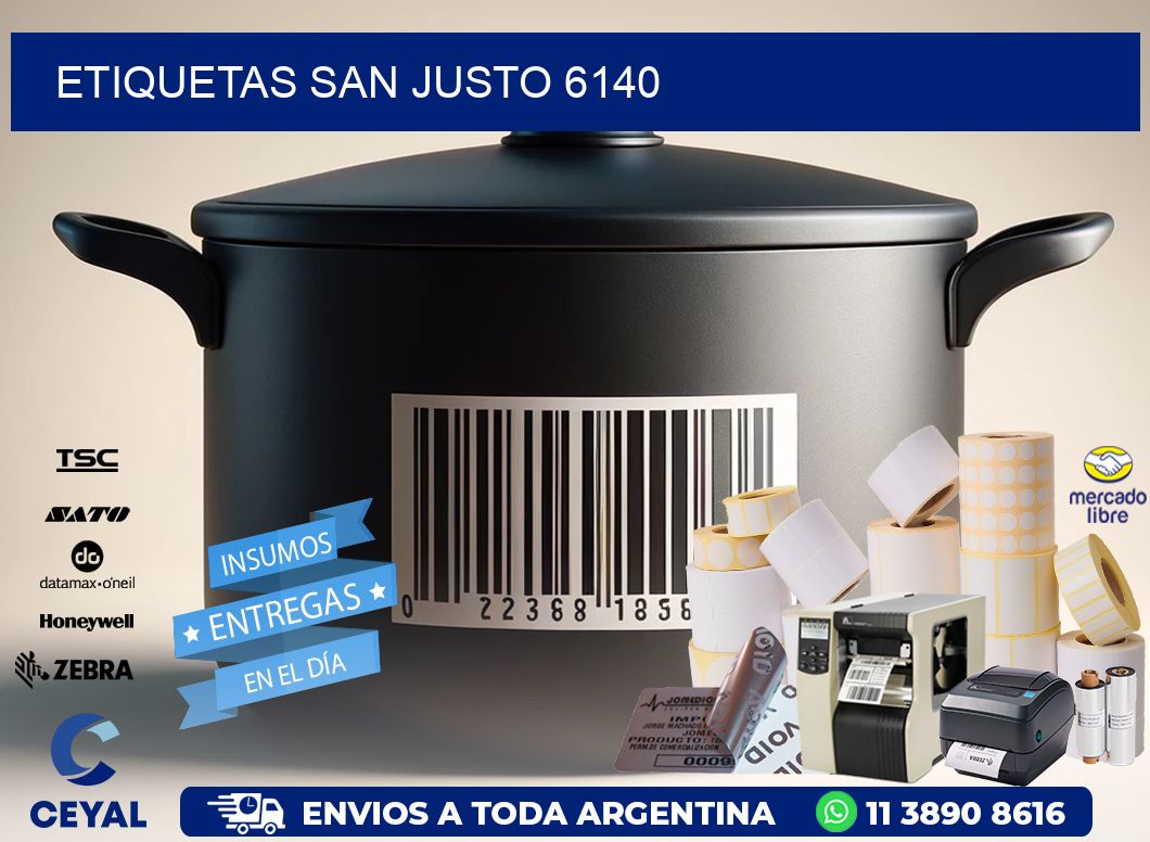 ETIQUETAS SAN JUSTO 6140