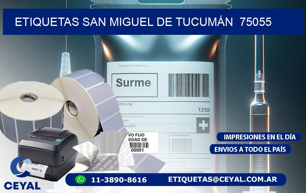 ETIQUETAS SAN MIGUEL DE TUCUMÁN  75055