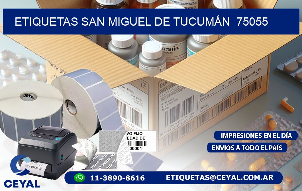 ETIQUETAS SAN MIGUEL DE TUCUMÁN  75055