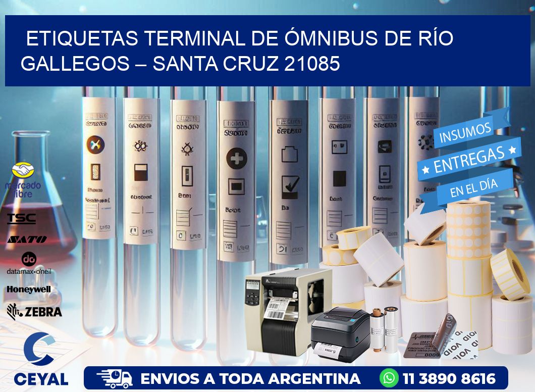 ETIQUETAS TERMINAL DE ÓMNIBUS DE RÍO GALLEGOS – SANTA CRUZ 21085