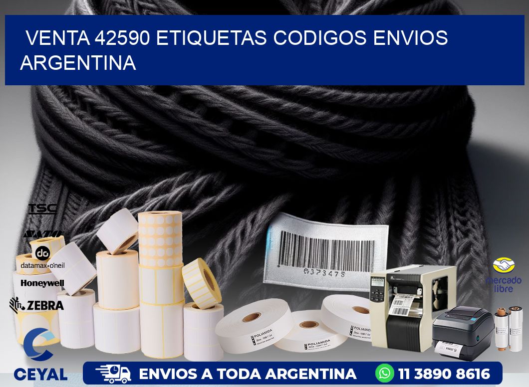 VENTA 42590 ETIQUETAS CODIGOS ENVIOS ARGENTINA