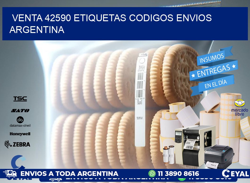 VENTA 42590 ETIQUETAS CODIGOS ENVIOS ARGENTINA