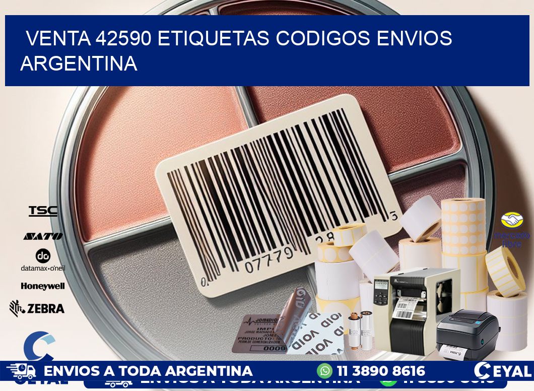 VENTA 42590 ETIQUETAS CODIGOS ENVIOS ARGENTINA